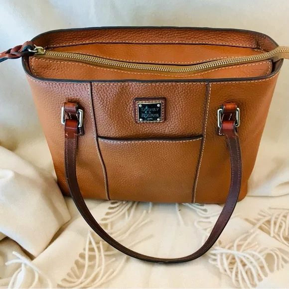 Dooney & Bourke Tan Tote Bag - Picture 5 of 16